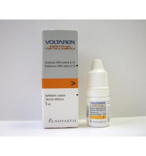 Вольтарен Офта - глазные капли рекомендованы для применения после операции в области глаз