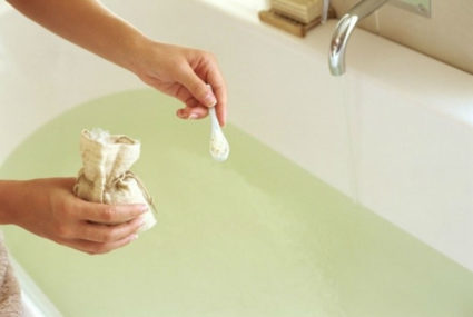 Добавление соли при принятии ванны