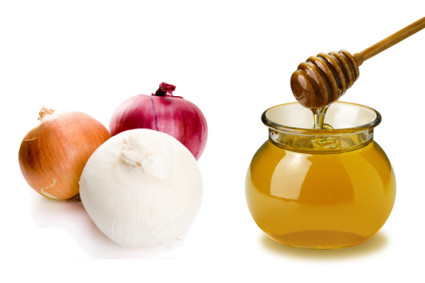 Мед и лук известны своими лечебными свойствами