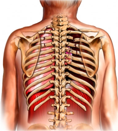 Травма в районе грудной клетки приносит боль